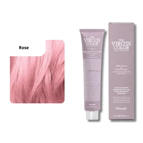 Nook Virgin Color ammóniamantes hajfesték 100ml antique rose