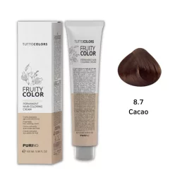 Puring tuttocolors Fruity colors hajfesték 100ml 8.7 kakaó