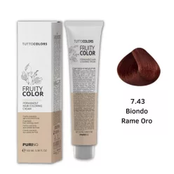   Puring tuttocolors Fruity colors hajfesték 100ml 7.43 közép szőke réz arany