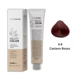   Puring tuttocolors Fruity colors hajfesték 100ml 4.6 közép barna vörös