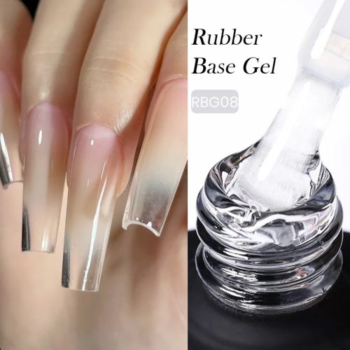BORN PRETTY TRUBUTY Rubber Base Gel 15 ml - RBG08 - Clear