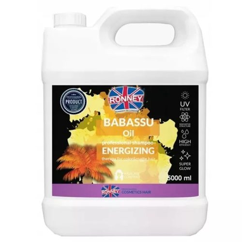RONNEY Sampon Energizing Festett,matt hajra,Babassu olajjal 5000ml