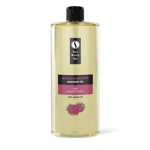 Sara Beauty Masszázsolaj - Eper - 1000ml SBS226