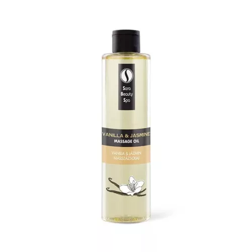 Sara Beauty Masszázsolaj - Vanília és Jázmin - 250ml SBS071