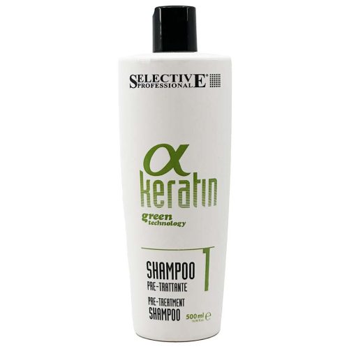 Selective Professional Alpha Keratin előkezelő sampon hajkiegyenes előtt 500ml 