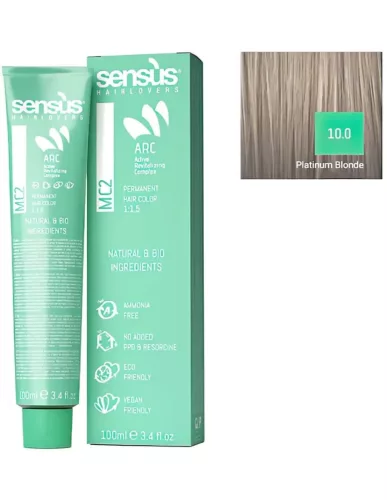 Sensus MC2 Tartós Ammóniamentes Hajfesték 100ml 10.0 Természetes platina szőke