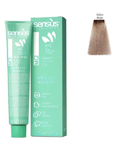 Sensus MC2 Tartós Ammóniamentes Hajfesték 102SS Bézs 100 ml