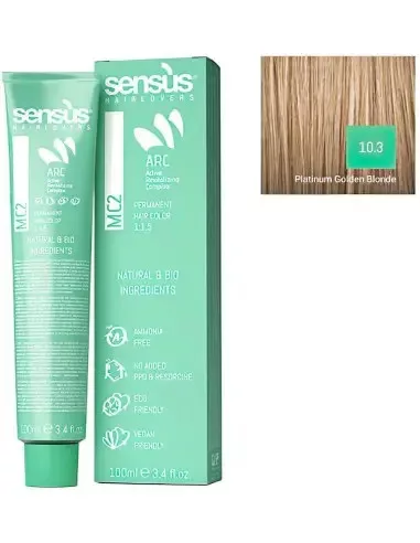 Sensus MC2 Tartós Ammóniamentes Hajfesték 10.3 arany platina szőke 100 ml