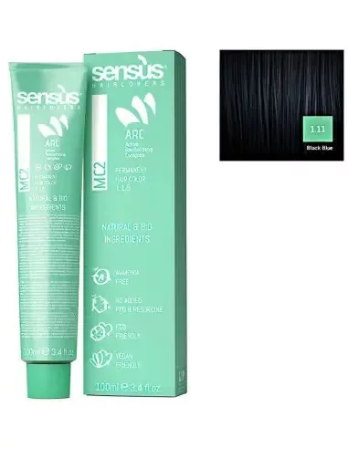 Sensus MC2 Tartós Ammóniamentes Hajfesték 100ml 1.11 kékes fekete