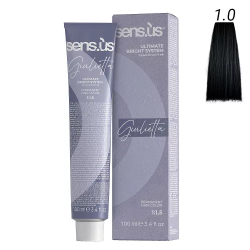Sensus Giulietta Hajfesték 100ml 1.0 fekete