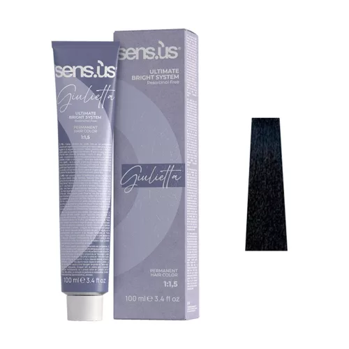 Sensus Giulietta Hajfesték 100ml 1.11 kékesfekete 