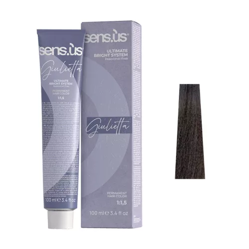 Sensus Giulietta Hajfesték 100ml 5.11 intenzív hamvas közép barna 