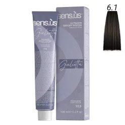 Sensus Giulietta Hajfesték 100ml 6.1 hamvas sötét szőke
