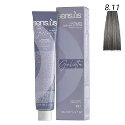   Sensus Giulietta Hajfesték 100ml 8.11 intenzív hamvas világos szőke 