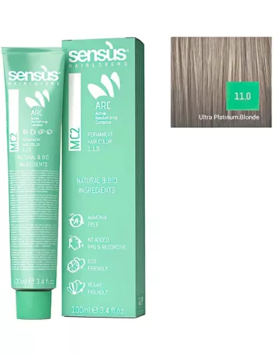 Sensus MC2 Tartós Ammóniamentes Hajfesték 100 ml 11.0 Természetes ultra platina szőke