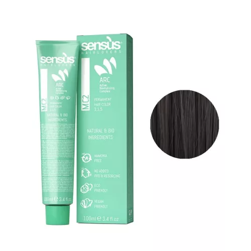 Sensus MC2 Tartós Ammóniamentes Hajfesték 100 ml 3.0 Természetes sötét gesztenye barna