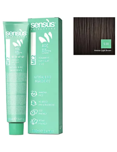 Sensus MC2 Tartós Ammóniamentes Hajfesték 100 ml 5.00 Intenzív természetes világos gesztenyebarna
