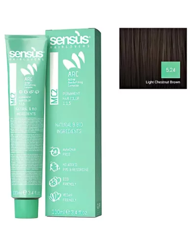 Sensus MC2 Tartós Ammóniamentes Hajfesték 100 ml 5.24 Bézs réz viágos gesztenyebarna