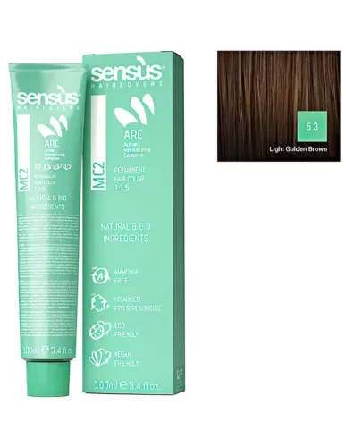 Sensus MC2 Tartós Ammóniamentes Hajfesték 100 ml 5.3 Arany világos gesztenyebarna