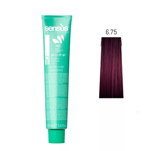 Sensus MC2 Tartós Ammóniamentes Hajfesték 100ml 6.75 Lila piros szötétszőke