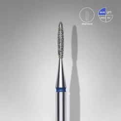    Staleks Diamond köröm csiszolófej bit flame blue EXPERT head diameter 1,4 mm / working part 8 mm FA10B014/8