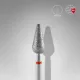 Staleks Diamond köröm csiszolófej bit rounded pear red EXPERT head diameter 5 mm / working part 12 mm FA101R050/12