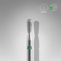   Staleks  Diamond körörm csiszolófej bit match green EXPERT head diameter 2,3 mm / working part 5 mm FA120G023/5