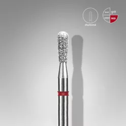   Staleks Diamond köröm csiszolófej bit match red EXPERT head diameter 2,3 mm / working part 5 mm FA120R023/5