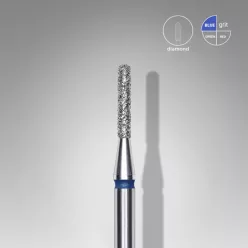   Staleks Diamond köröm csiszolófej bit rounded cylinder blue EXPERT head diameter 1,4 mm / working part 8 mm FA30B014/8