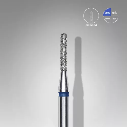 Staleks Diamond köröm csiszolófej bit rounded cylinder blue EXPERT head diameter 1,4 mm / working part 8 mm FA30B014/8