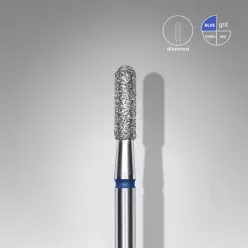   Staleks Diamond köröm csiszolófej bit rounded cylinder blue EXPERT head diameter 2,3 mm / working part 8 mm FA30B023/8 