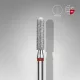 Staleks Diamond köröm csiszolófej bit rounded cylinder red EXPERT head diameter 2,5 mm / working part 10 mm FA30R025/10