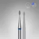 Staleks Diamond köröm csiszolófej bit rounded bud blue EXPERT head diameter 1,2 mm / working part 3 mm FA50B012/3