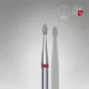 Staleks Diamond köröm csiszolófej bit rounded bud red EXPERT head diameter 1,6 mm / working part 3,4 mm FA50R016/3.4