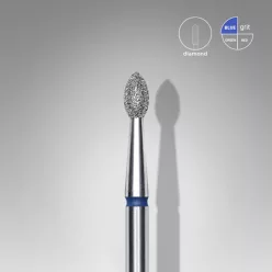   Staleks Diamond köröm csiszolófej bit pointed bud blue EXPERT head diameter 2,5 mm / working part 4,5 mm FA60B025/4.5