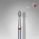 Staleks  Diamond köröm csiszolófej bit pointed bud red EXPERT head diameter 2,5 mm / working part 4,5 mm FA60R025/4.5
