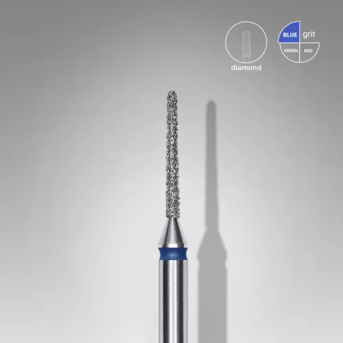 Staleks  Diamond köröm csiszolófej bit needle blue EXPERT head diameter 1 mm / working part 10 mm FA80B010/10