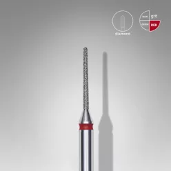   Staleks Diamond köröm csiszolófej bit needle red EXPERT head diameter 1 mm / working part 10 mm FA80R010/10 