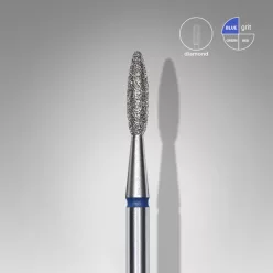   Staleks  Diamond köröm csiszolófej bit flame blue EXPERT head diameter 2,1 mm / working part 8 mm FA10B021/8