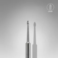   Staleks Carbide köröm csiszolófej bit nail cleaner mini EXPERT head diameter 1,2 mm / working part 2,5 mm FT12/012/2.5