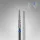 Staleks Carbide köröm csiszolófej bit cone blue EXPERT head diameter 2,3 mm / working part 14 mm FT71B023/14