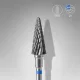Staleks Carbide köröm csiszolófej bit cone blue EXPERT head diameter 6 mm / working part 14 mm FT71B060/14