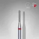 Staleks Diamond köröm csiszolófej bit rounded cylinder red EXPERT head diameter 1,4 mm / working part 8 mm FA30R014/8