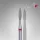 Staleks Diamond köröm csiszolófej bit pointed flame red EXPERT head diameter 2,1 mm / working part 8 mm FA11R021/8