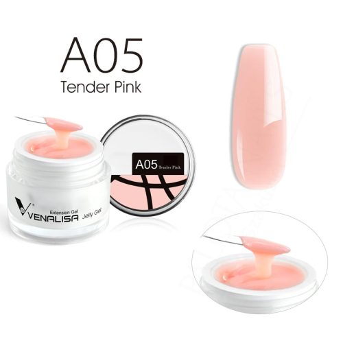 Venalisa Jelly Gel - új formula - l építőzselé - A05 Tender Pink