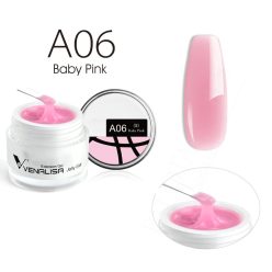   Venalisa Jelly Gel - új formula -  építőzselé - A06 Baby Pink