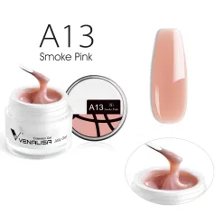  Venalisa Jelly Gel - új formula - építőzselé - A13 Smoke Pink